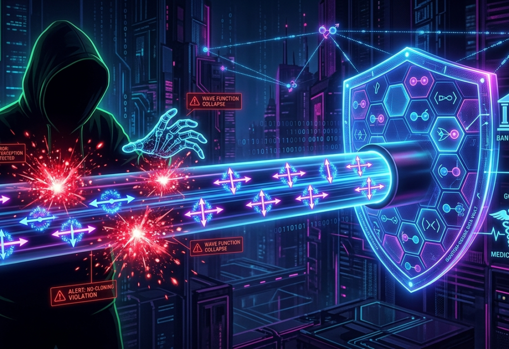 Quantum Cryptography - Unbreakable security using quantum physics and photon polarization