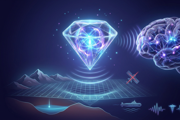Quantum sensor detecting brain waves and gravity changes - real life applications of quantum physics